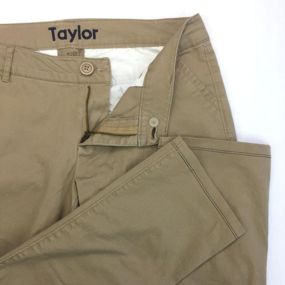 DELIA*s KHAKI CHINOS PANTS STRAIGHT LEG TAN WOMENS 13/14 R - Picture 4 of 14